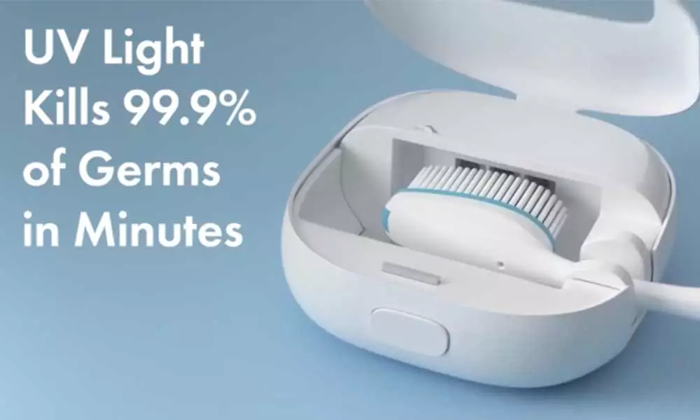 Toothbrush Sterlizer helps you kill harmful germs
